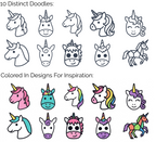 🦄 Unicorn Tiny Doodle Disc 10-Pack