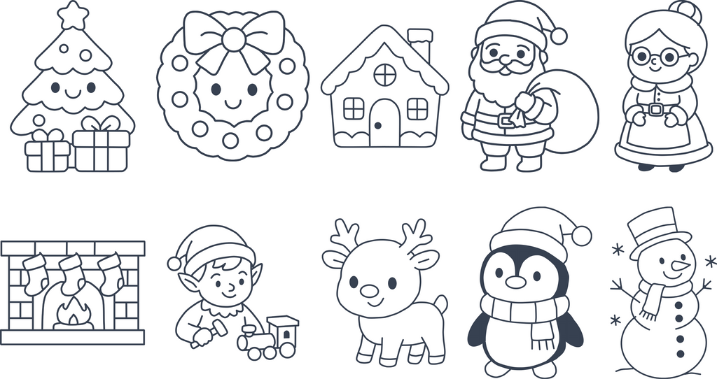 Christmas Doodle Disc 10-Pack
