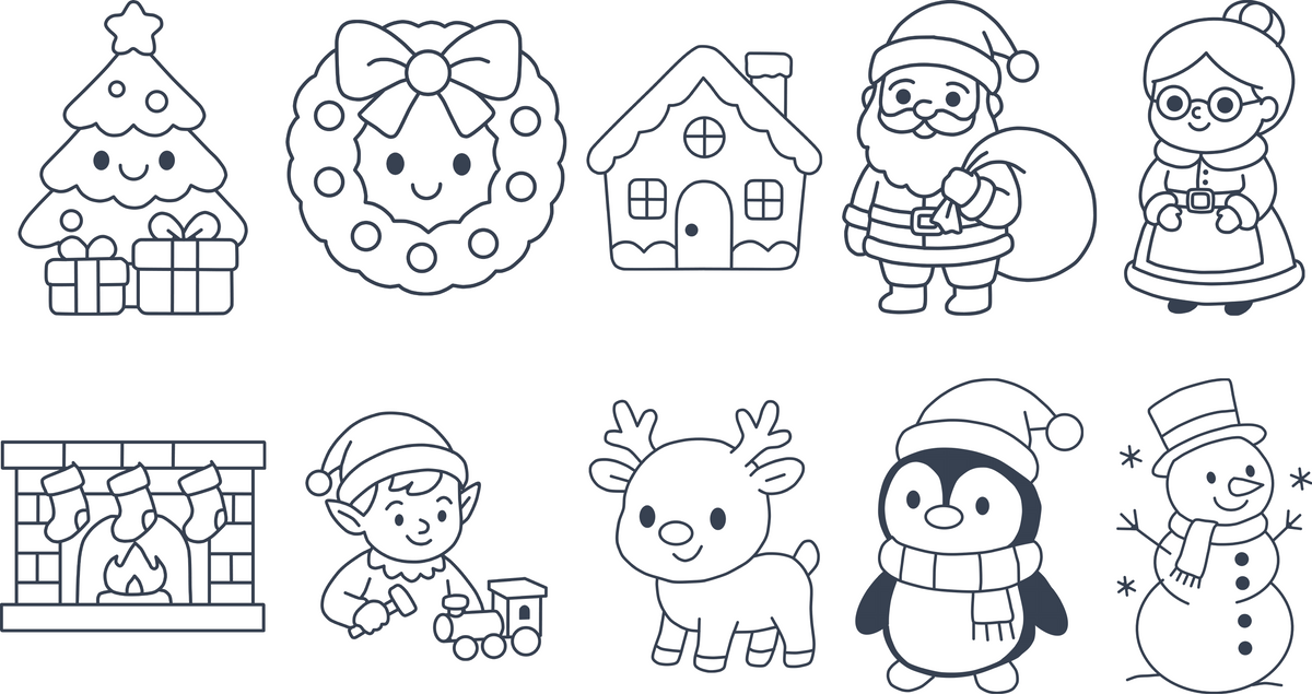 Christmas Doodle Disc 10-Pack