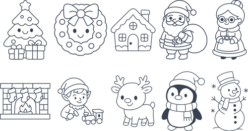 Christmas Doodle Disc 10-Pack