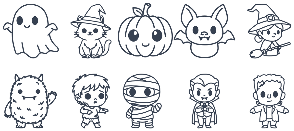 Halloween Doodle Disc 10-Pack