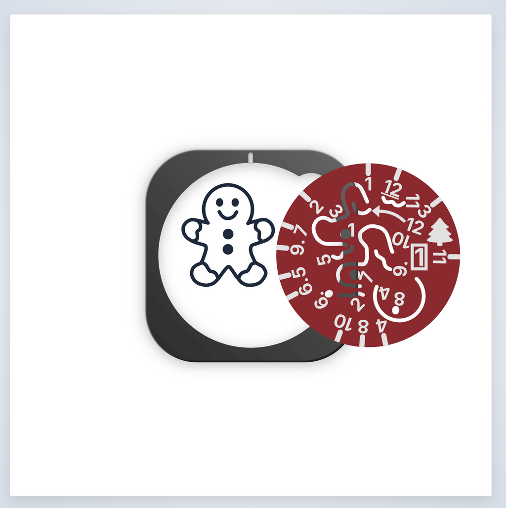 🎄 Christmas Tiny Doodle Disc 10-Pack