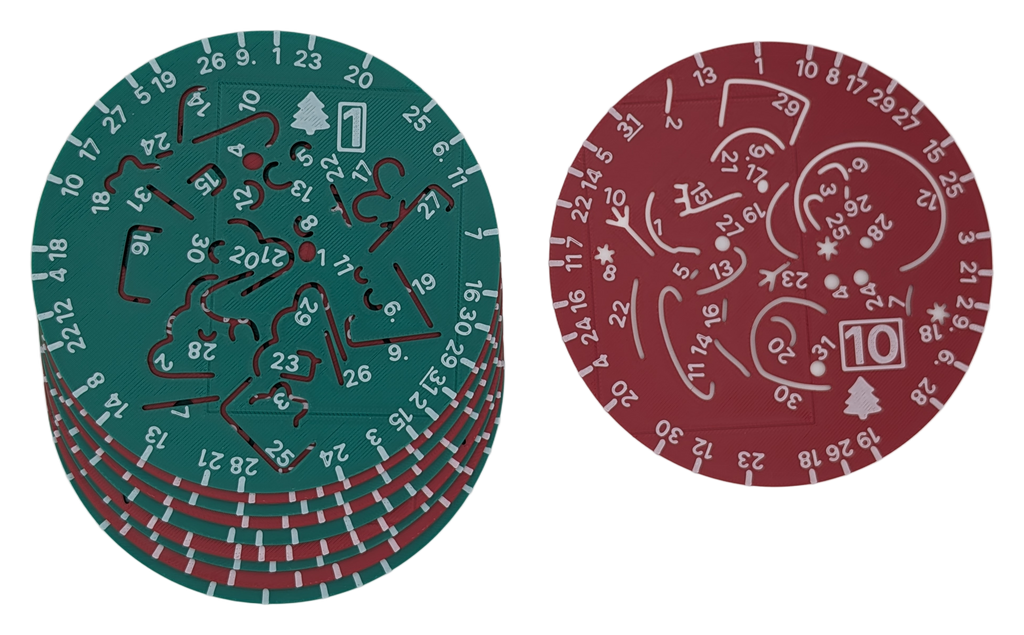 Christmas Doodle Disc 10-Pack
