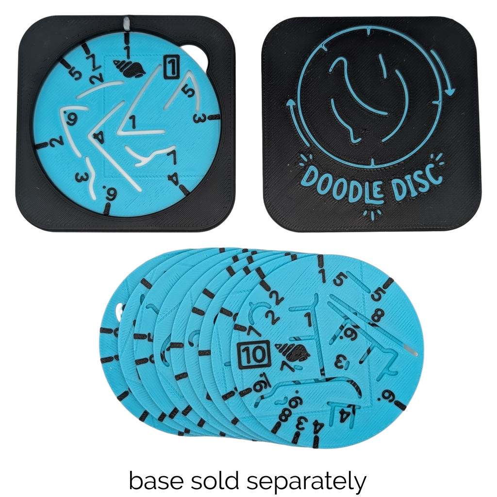 🐚 Beach Tiny Doodle Disc 10-Pack