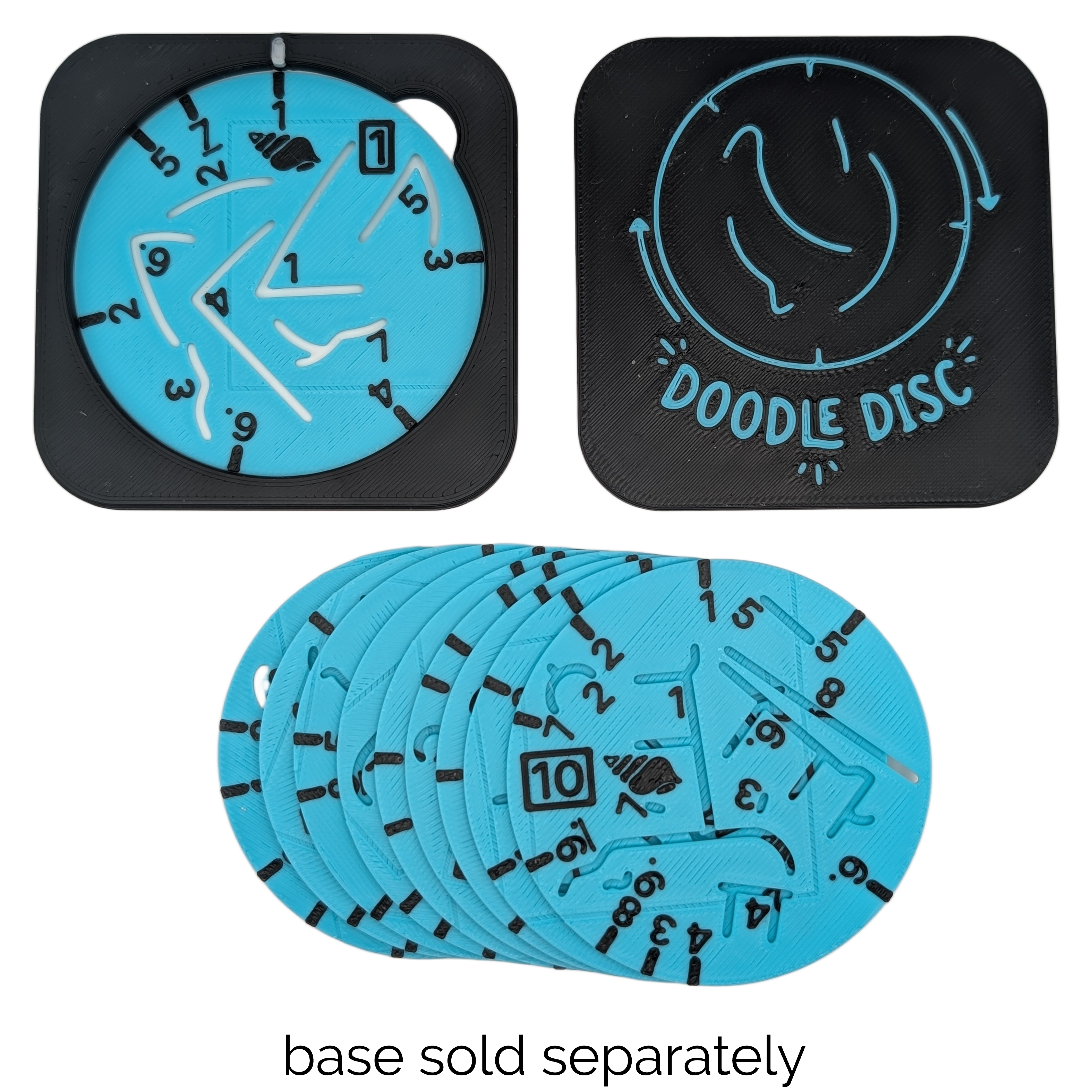 🐚 Beach Tiny Doodle Disc 10-Pack