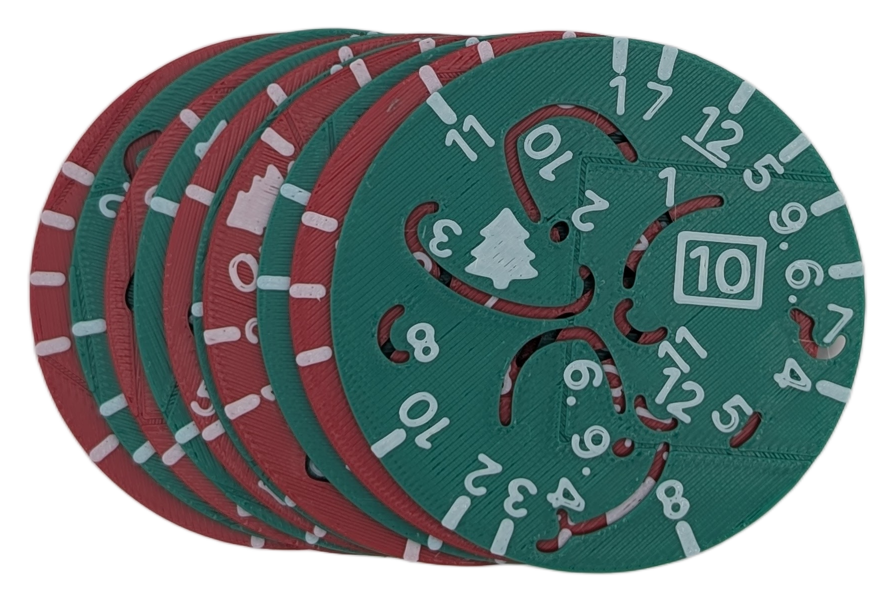 🎄 Christmas Tiny Doodle Disc 10-Pack