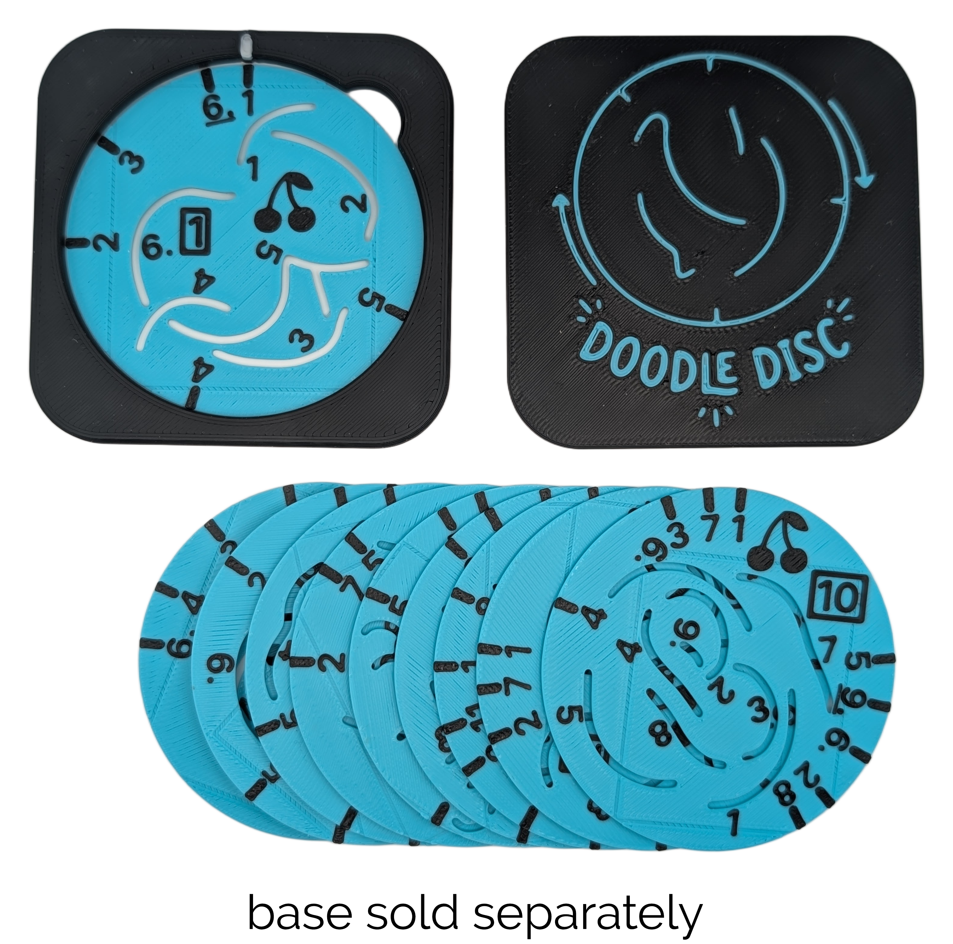 🍒 Fruit Tiny Doodle Disc 10-Pack