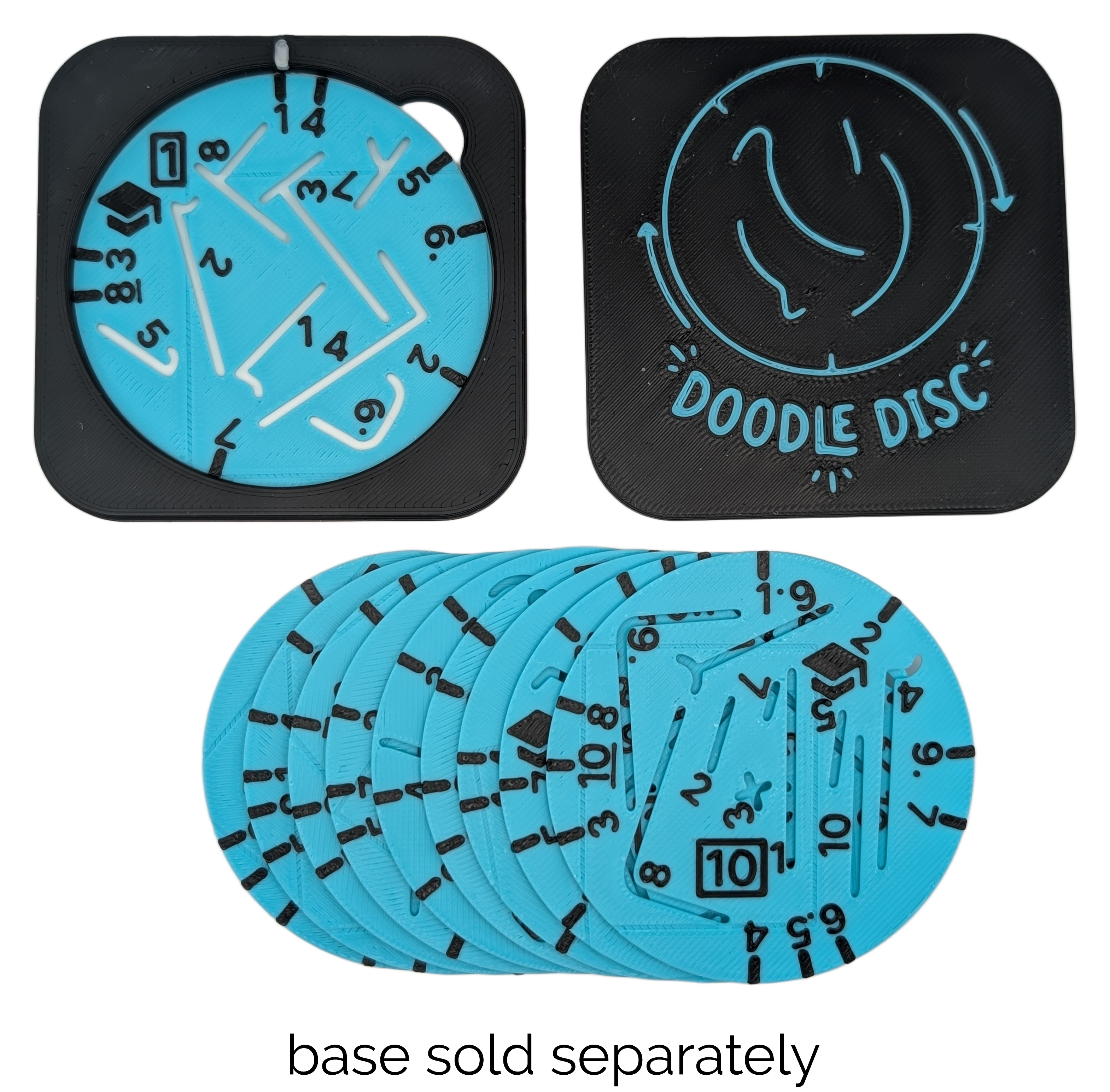 🎒 School Tiny Doodle Disc 10-Pack
