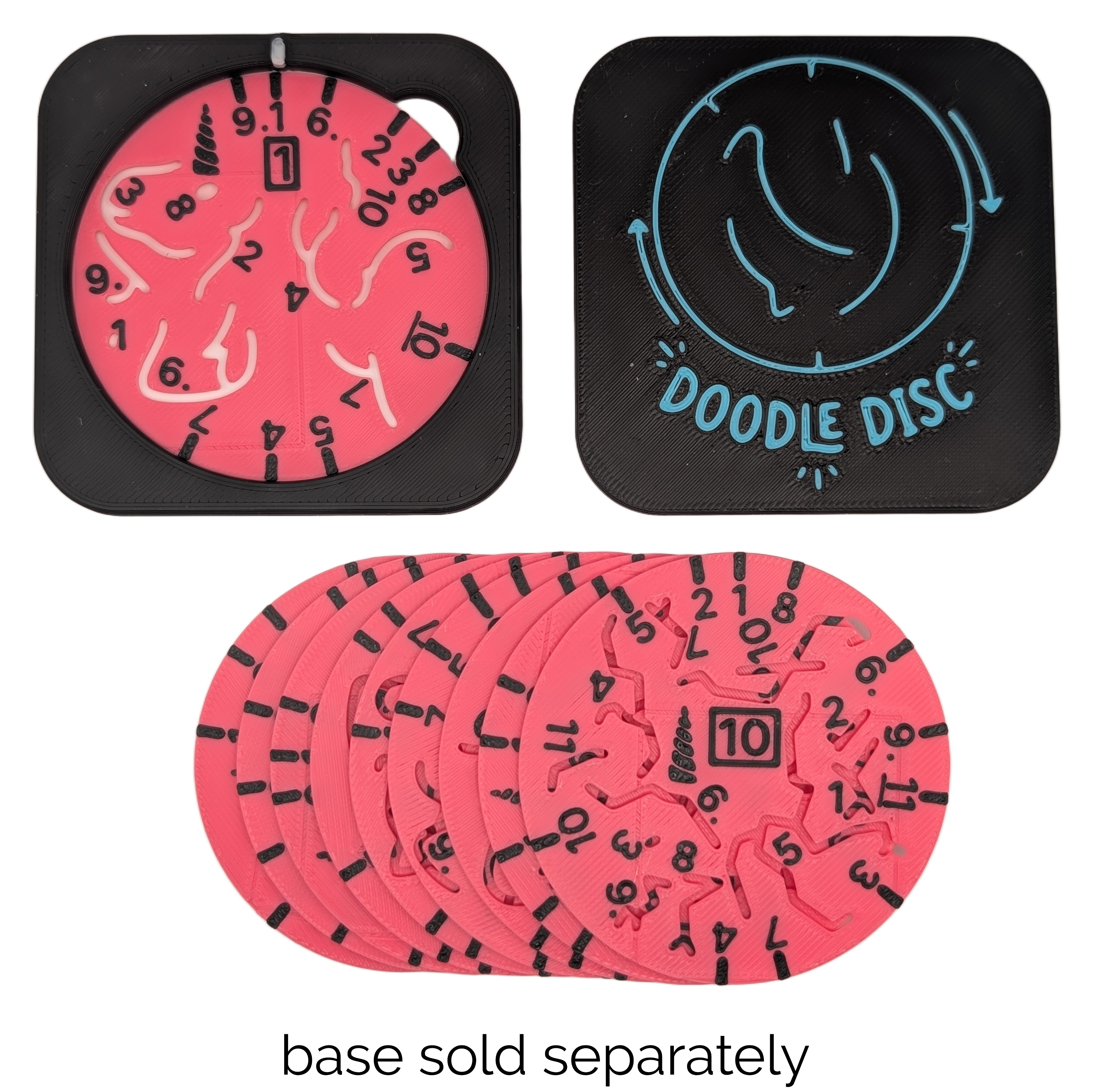 🦄 Unicorn Tiny Doodle Disc 10-Pack