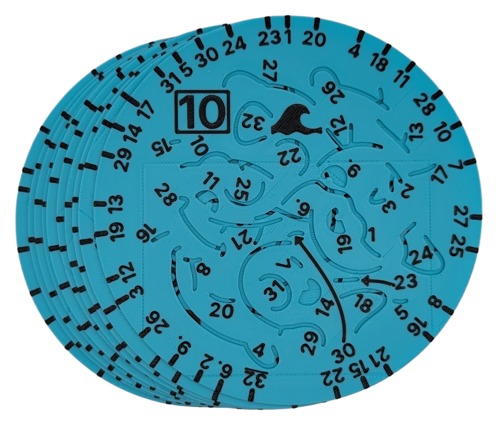 🌊 Sea Creatures Doodle Disc 10-Pack