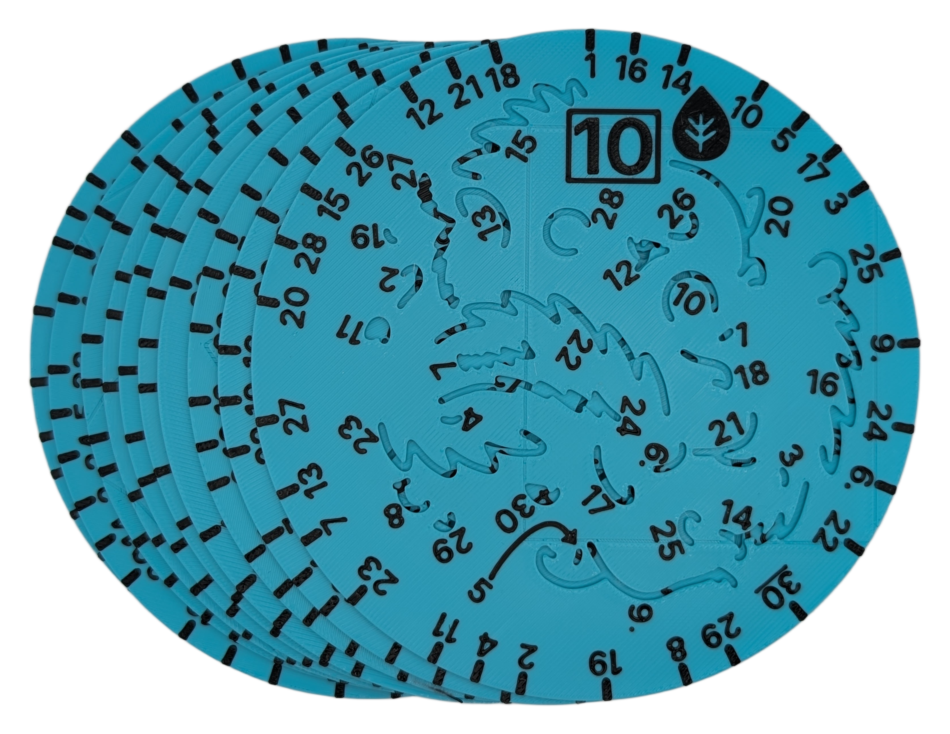 🦊 Woodland Creature Doodle Disc 10-Pack