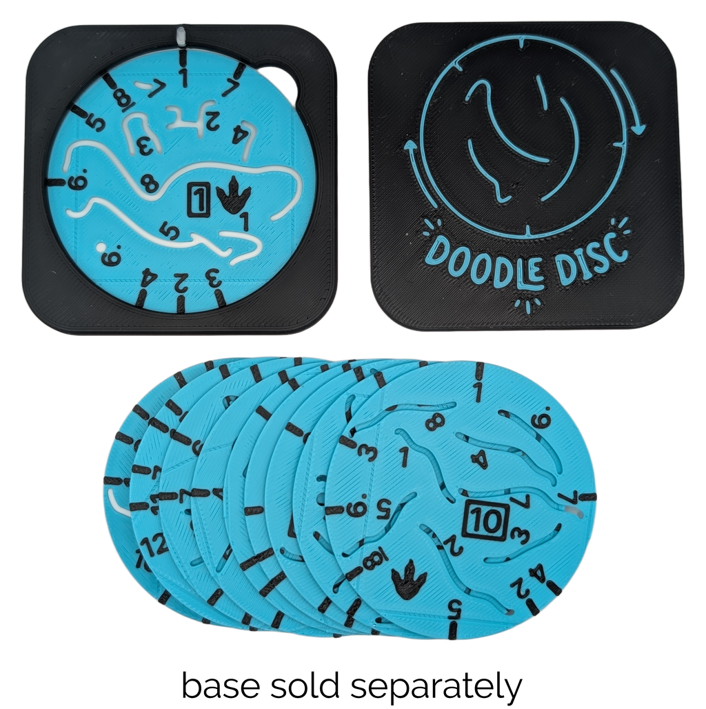 🦕 Dinosaur Tiny Doodle Disc 10-Pack